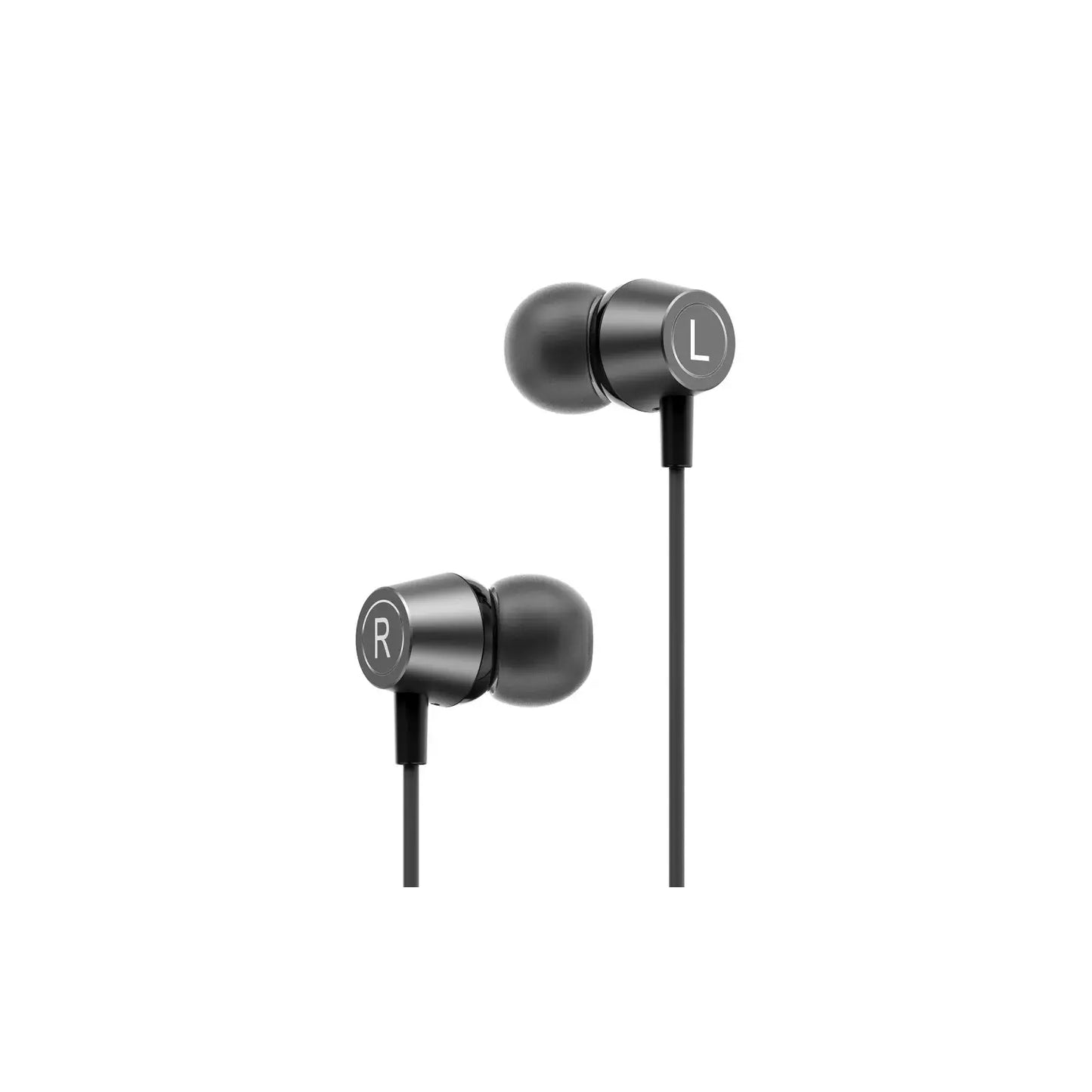 XO EP59 Iron Man Oblique In Ear Headphones For Mobile Phone 3.5MM - Black