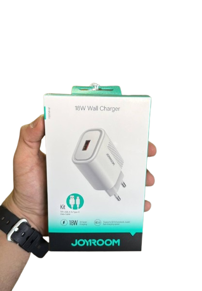 Joyroom Wall Charger with Cable USB to Lightning , 18Watts, White