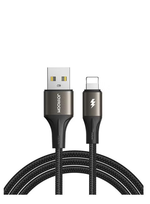 JOYROOM  3A Fast Charging Data Cable (USB-A to Lightning) 1.2m Black
